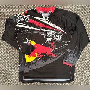 Kini Red Bull Motorcross Racing Jersey Men’s Size XL Red Black yellow
